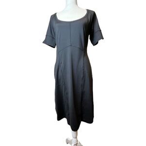 Columbia Omni Shade Departure Dame Women's Athletic Dress Black Large